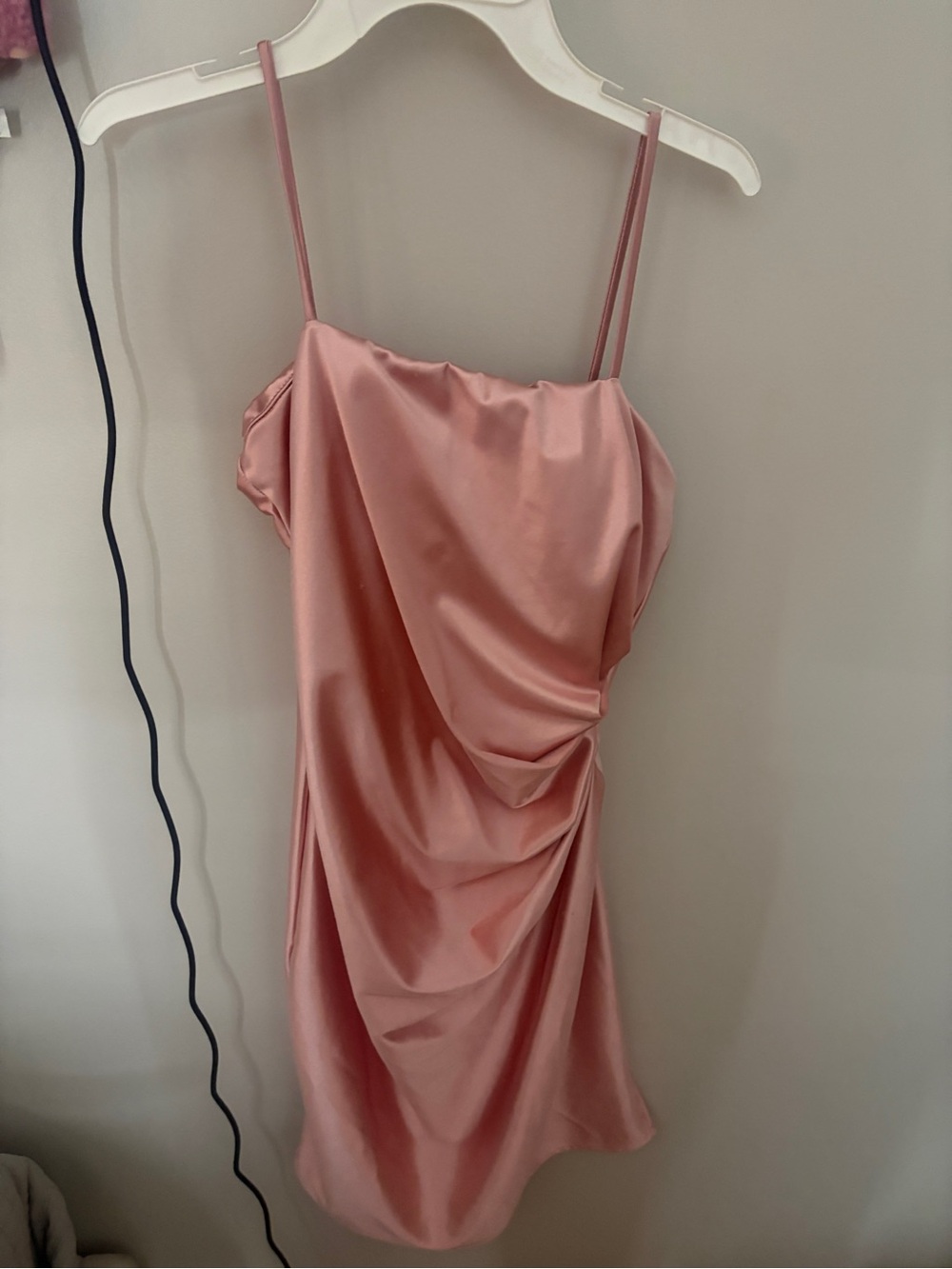 Aspeed Satin Slip Dress in Rose